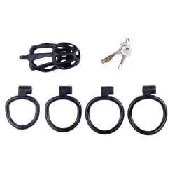 CockLock Cage de chasteté Netty L 9.5 x 3.9cm Noire